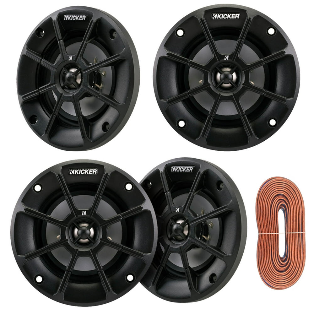 4 X Kicker 40PS44 4" Inch Weather-Proof Powersports Vehicles 2-Way 2