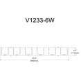thumbnail image 2 of Dainolite V1233-6W-PC Vanity Lighting, 2 of 3