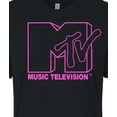 thumbnail image 3 of MTV - Pink Logo - Juniors Cropped Tee, 3 of 5