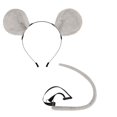 thumbnail image 2 of Juego de accesorios para disfraz de ratón 2 uds Orejas y Cola Fernando Gris, 2 of 8