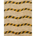 thumbnail image 1 of Ahgly Company Machine Washable Indoor Rectangle Abstract Light Brown Area Rugs, 8' x 12', 1 of 7
