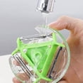 thumbnail image 4 of Guardoinrt Trio Set Slicer Stainless Steel Shredder Julienne Multi Peel Zesters Grater Kitchen Tool Green 1Set, 4 of 6