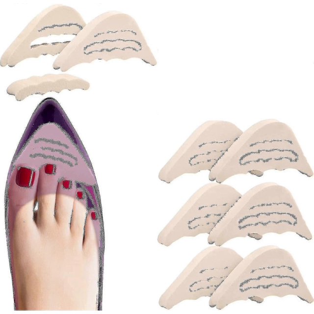 4 Pairs Adjustable Shoe Filler Unisex Shoes Too Big Inserts, Adjustable Shoe Filler Unisex Reusable