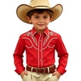 thumbnail image 4 of JAJAHO Cowboy Hippie Shirts Boys Long Sleeve Button Down Collared Casual Floral Printed Shirts For Kids 4-13Y Stylish Tops, 4 of 4