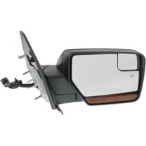 Mirror Compatible With 2012-2014 Ford Expedition Lincoln Navigator Right Passenger Side Heated w/ Blind Spot Corner Glass In-housing Signal Light Paintable Kool-Vue