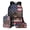 3D Elk American Flag, variant on ZUXONGSY Highland Cattle American Flag Sunflower Print Backpack Set for Girls Boys 3 In 1 School Bookbag Set Travel Rucksack Insulated Lunch Bag Pencil Case, Lightweight Bookbag Satchel