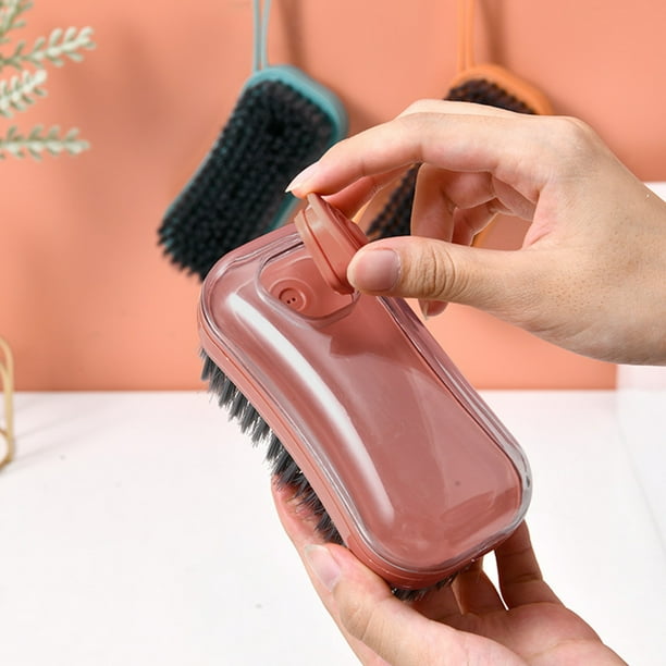 Fiudx Ofertas Del Día Limpieza Del Hogar Cepillo De Cerdas Suaves Cepillo De Lavandería Cepillos De Limpieza De Zapatos Diseño Fácil De Sostener Para Alfombras Fregadero De Piso Bañeras De Baño