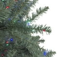 thumbnail image 2 of Northlight 7.5' Pre-Lit Artificial Christmas Tree Colorado Blue Spruce - Multi-Color LED Lights, 2 of 5