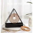 thumbnail image 5 of Designer Portable Iron Mosquito Coil Holder with Handle - Fireproof Material Incense Holder, 5 of 11