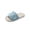 18#Blue, variant on Linen Slide Sandal for Women Stylish Bling Sparkle Sequins Slipper Open Toe Flat Sandal Memory Foam Bedroom House Slipper