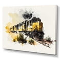 thumbnail image 2 of Designart "Rhythm Of The Train II" Transportation Train Wall Art For Kitchen, 2 of 5