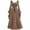 Khaki, variant on ASDOKLHQ Vintage Medieval Floor Length Renaissance Gothic Cosplay Dress, Women