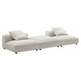 thumbnail image 1 of Solace3-Piece Modular Upholstered Fabric Sectional Sofa in Salt, 1 of 15