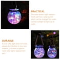 thumbnail image 5 of 2pcs Solar Lights Replacement Parts Solar Panel Lid Lights for Outdoor Hanging Decor, 5 of 6