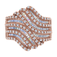 thumbnail image 3 of 1 Carat Diamond Ring Band in 10K Rose Gold (Ring Size 7.25), 3 of 5
