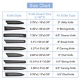 thumbnail image 4 of 5Pack Knife Cover Sleeves Blade Edge Guard Knife Protector for 8" Carving Knife, 4 of 7
