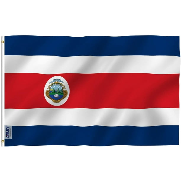 ANLEY Fly Breeze 3x5 Feet Costa Rica Flag - the Republic of Costa