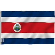ANLEY Fly Breeze 3x5Pi Drapeau du Costa Rica - Drapeaux de la République du Costa Rica Polyester