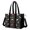 Black Dinosaurs Geometric, variant on Teacher Tote Bag,Black Dinosaurs Eggs Cacti Pattern Teacher Utility Tote Bag,Large Work Tote Bags for Women with Multiple Pockets,Top Zipper Closure,13.8x10.6x6.7 Inch