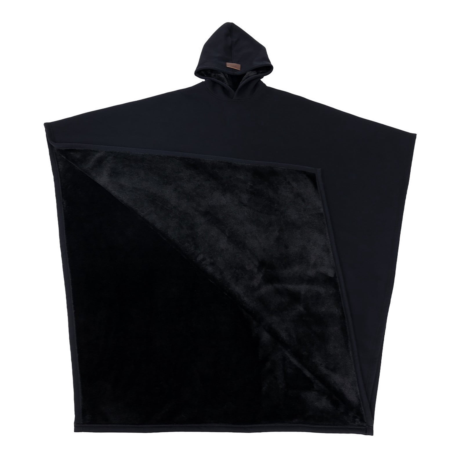 Oversized Weighted Blanket Cloak Hoodie for Adults, Unisex Loose Fit Wearable Blanket Poncho, Cozy Hooded Cloak for Men and Women