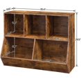 thumbnail image 4 of HOOBRO Kids Bookshelf Toy Storage Cabinet Children's Room Playroom Hallway BF32CW01, 4 of 8