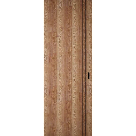 Hidden Barn | Planum 0016 Walnut | Sturdy Finished Flush Modern Doors | Magic Concealed Sliding Set 18" x 96"