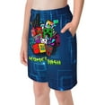 thumbnail image 3 of Geometry Dash Boys Swim Trunks Quick Dry Swim Shorts Kids Bathing Suits Boy Swimsuit Swimwear, 3 of 7