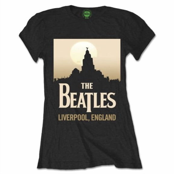 The Beatles Ladies T-Shirt: Liverpool, England (Small)