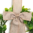 thumbnail image 6 of CoreLiving Eucalyptus Wreath Artificial Greenery Wreath for Front Door Decor Summer Wreaths for Porch Wall Window Kitchen Cabinet 1 Piece with Ribbon, 6 of 7