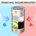 thumbnail image 2 of 20oz Coffee Tumblers Pioneer Flower Stainless Steel Vacuum Insulated Travel Tumbler Coffee Cups Mug with Lid and Straw with Cleaning Brush for Cold & Hot Drinks, 2 of 5