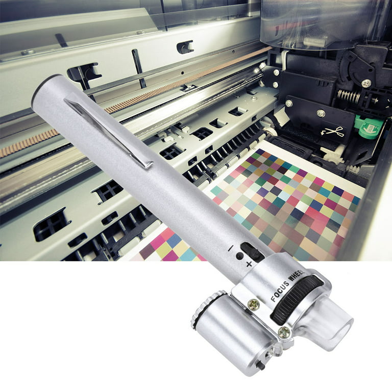 Magnifier, Pen Type 100X Microscope Plastic Metal With 2 LED Lights For  Leaves For Home For Laboratory 