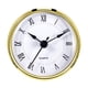 thumbnail image 1 of Reloj de pared retro Silencioso Zulema Romano 3-1/8 pulgadas dorado Inserto de reloj, 1 of 7