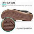thumbnail image 4 of Women Summer Wedge Sandals Bohemia Causal Sandals Comfortable Outdoor Shoes, 4 of 6
