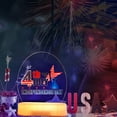 thumbnail image 5 of TOPRenddon Independence Day LED Night Light – 6.5 Inch Patriotic Acrylic Desk Lamp with USA Flag Design, Battery-Operated Warm White Decor for 4th of July, BBQs, Fireworks Parties & Home Celebrations, 5 of 6