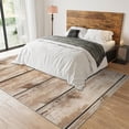 thumbnail image 3 of Barn Door Mat 3x5ft Old Weathered Barn Wood Farmhouse Rug, Log Wood Texture Background Washable Rugs, Vintage Rustic Style Indoor Carpet for Living Room Bedroom Dining Room, 3 of 7