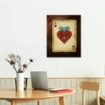 thumbnail image 3 of Nawypu Retro Playing Card Wall Art Queen And King Playing Cards Vintage Poker Playing Cards Canvas Red Heart Playing Card Wall Art Poker Artwork for Living Room Bedroom Bar Decor  No Frame, 3 of 5