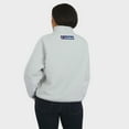 thumbnail image 5 of Women's WEAR by Erin Andrews Gray Chicago Cubs Polar Fleece Quarter-Zip Jacket, 5 of 5