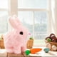 thumbnail image 4 of Juguete de Peluche de Pascua Juguete Electrónico Interactivo de Pascua los Conejitos Pueden Caminar y Hablar con Sonidos y Movimientos para Regalo Rosa, 4 of 6