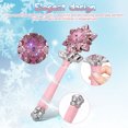 thumbnail image 3 of Varita de juguete con forma de copo de nieve, varita luminosa, accesorio para cosplay de princesa, varita infantil con música y luces, juguete para fiestas de príncipes, 3 of 7