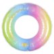 thumbnail image 2 of Swimming Ring Blue PVC Inflatable Sequin Floating Ring for Swimming Use 1Pcs, 2 of 2