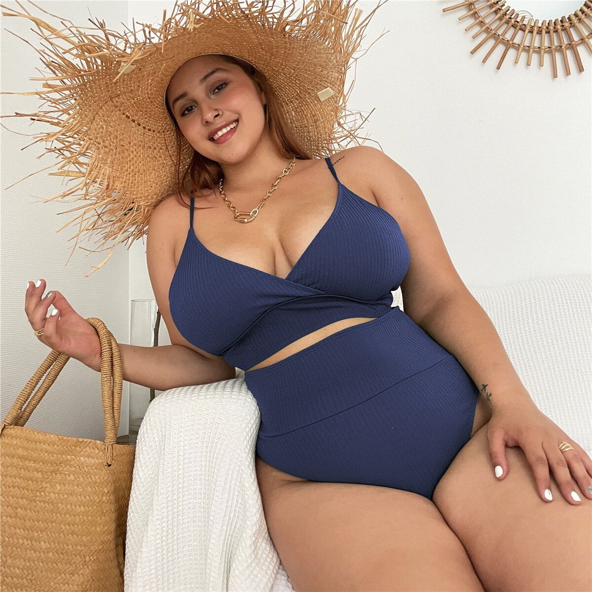 huge breast bikini