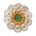 thumbnail image 1 of Cute Flower Crochet Handmade Flower Knitted Cup Mats Tea For Drinks Coffee Table Desk Easter Spring Table Decor, 1 of 8