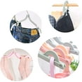 thumbnail image 4 of Portable Foldable Hangers, Space Saving Hanger Multi Magic Hanger Storage, Plastic Hangers Child Hanger, Non-Slip Durable,, 4 of 4