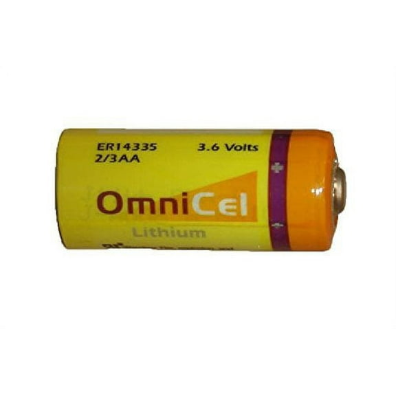2/3 AA Omnicel 3.6 Volt (ER14335) Primary Lithium Battery (1650 mAh)