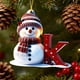 thumbnail image 4 of Adornos navideños personalizados con letras 2025 | Colgante acrílico para decorar el árbol | Adornos navideños personalizables para la decoración del hogar, 4 of 6
