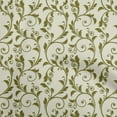 thumbnail image 1 of oneOone Georgette Viscose Greenish Beige Fabric Asian Baroque Sewing Craft Projects Fabric Prints By Yard 42 Inch Wide, 1 of 4