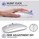 thumbnail image 4 of Bluetooth Mouse, Three Modes Rechargeable Silent Bluetooth Wireless Mouse (BT 5.0 / 3.0 + 2.4G Wirel, 4 of 5