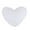White, variant on Soft Heart Shaped Pillows, Heart Plush Cushion, Soft Shaggy Faux Fur Room Decor Throw Pillow for Couch Bed Women Valentine's Day Xmas Gift, 1PC