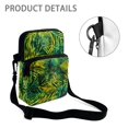 thumbnail image 5 of Psesaysky Crossbody Bag for Shop, with Zipper Pockets Lightweight Coin Bag for Womens Tropical Palm Leaf Theme Crossbody Bags, 5 of 7