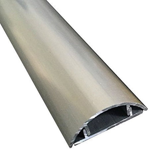 Espero Aluminum Channel Cord - 3.28ft Length x 1.3mm Thickness Floor Cordline Mate Kit to Hide and Conceal Cords, Cables,Wires,Sliver